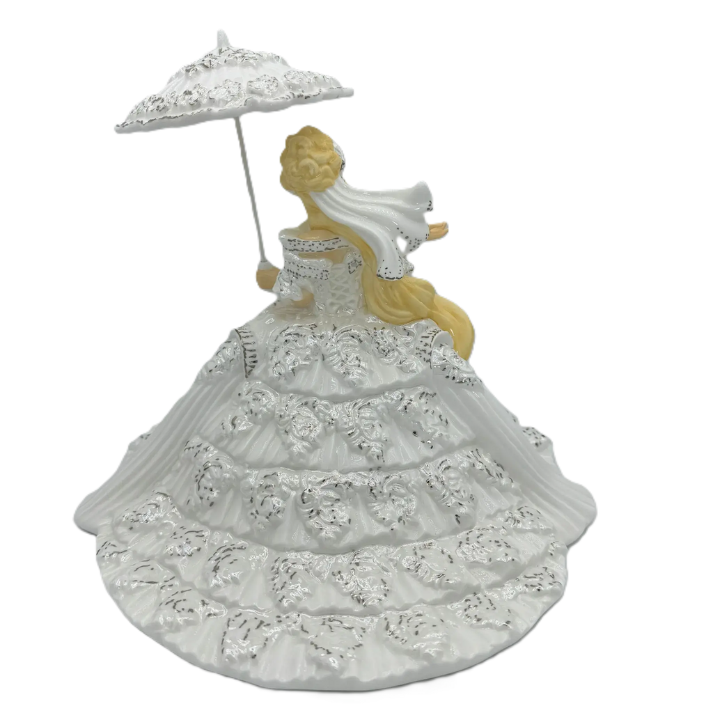 Wedding Gift Figurine – Perfect Little Princess Blonde Bone China Collectible