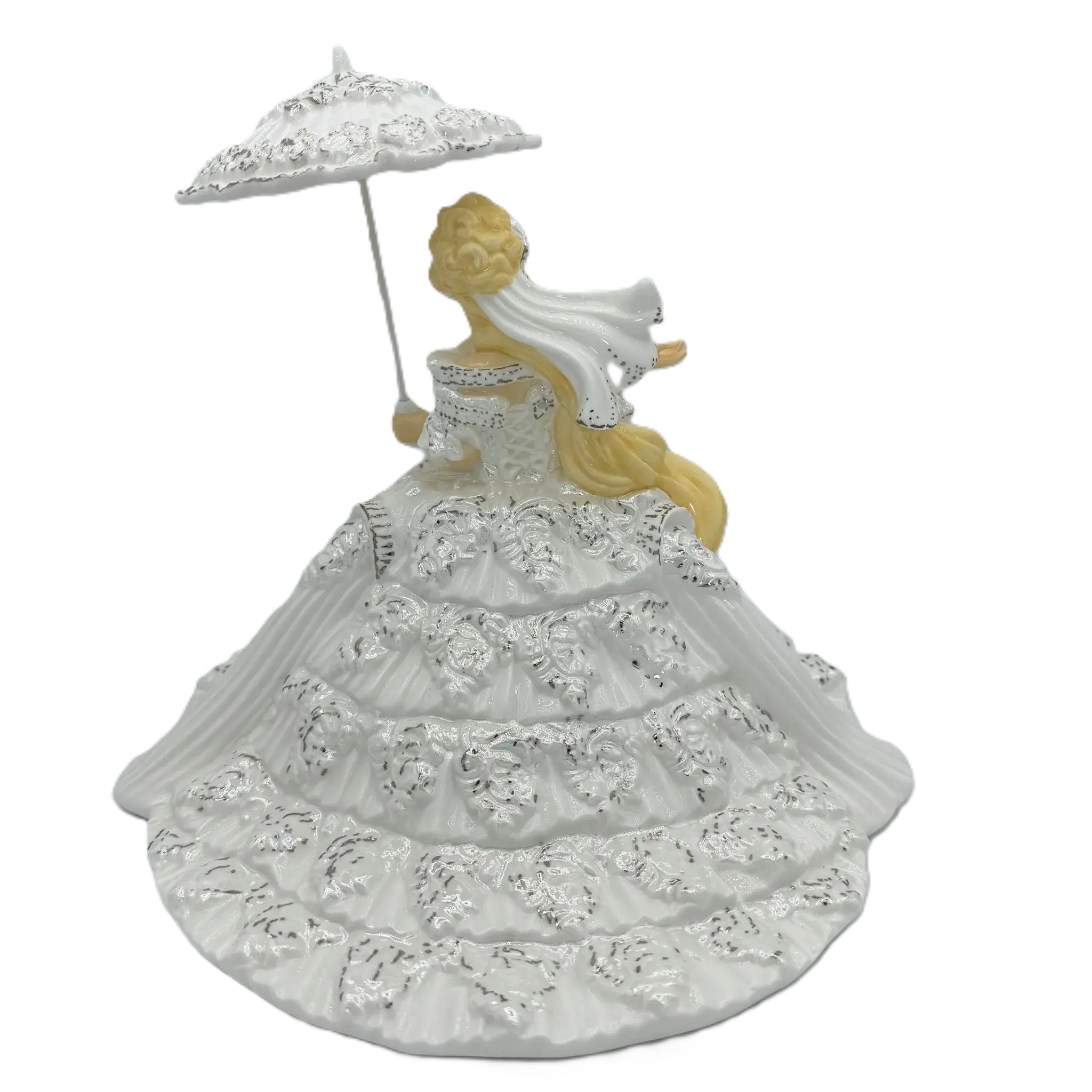 Wedding Gift Figurine – Perfect Little Princess Blonde Bone China Collectible