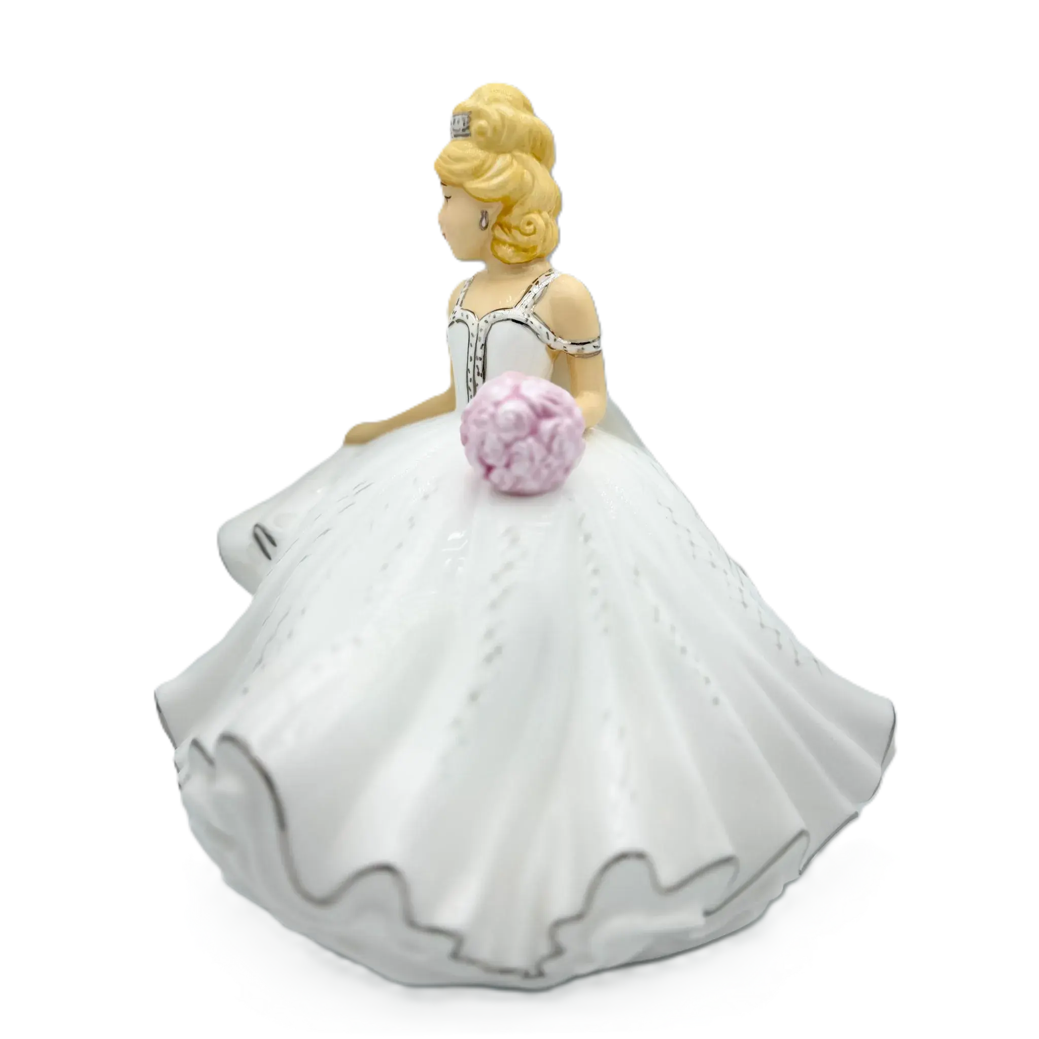 English Ladies Thelma Madine Bride of the Year Mini Figurine : Blonde
