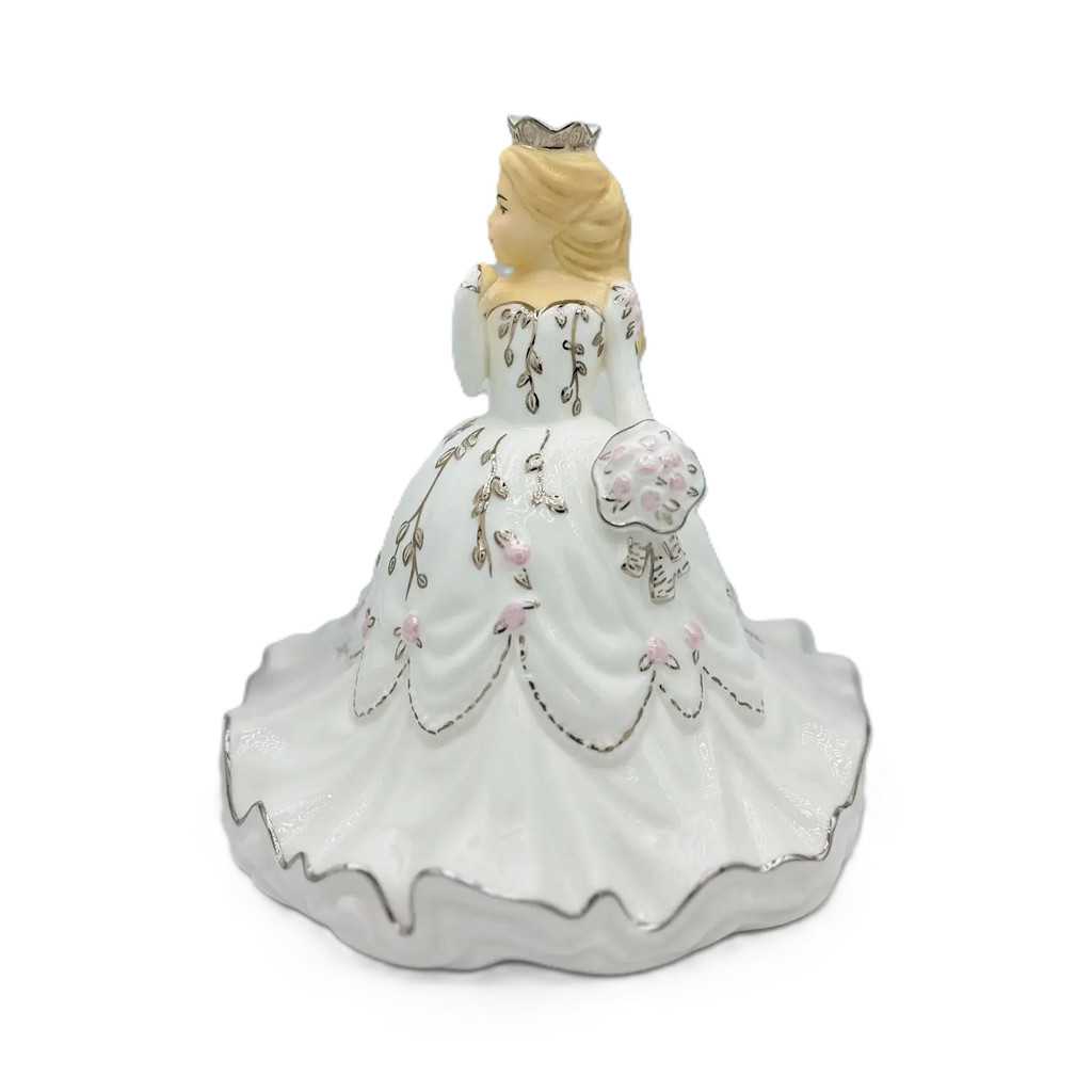 Wedding Gift Figurine - English Ladies Gypsy Rose Bride Mini Figurine