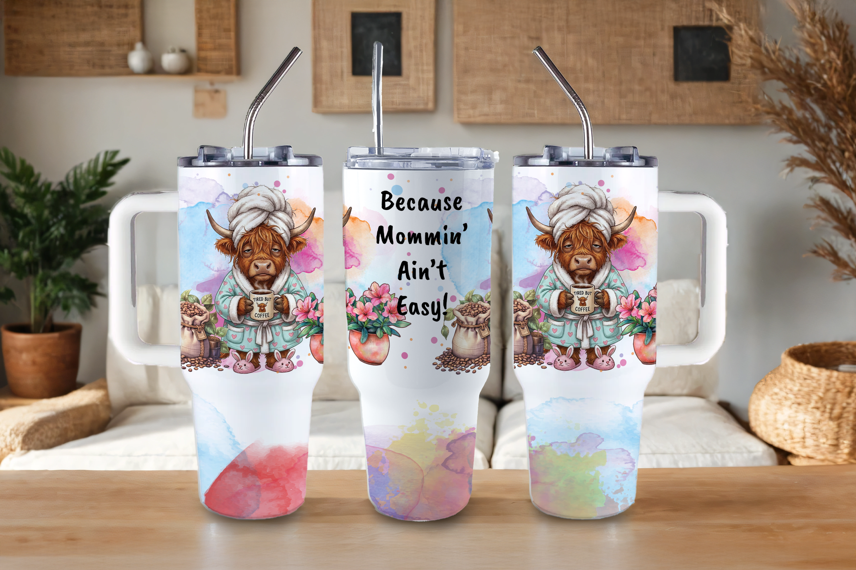 Assorted Ready to Press Sublimation Tumbler Prints (12 Pack) - Mom Vibes
