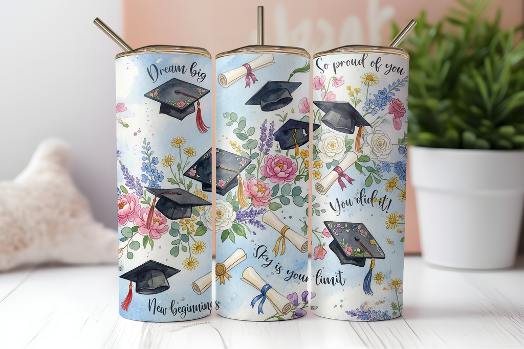 Digital Sublimation Designs - Graduation 2026 Tumbler Wraps