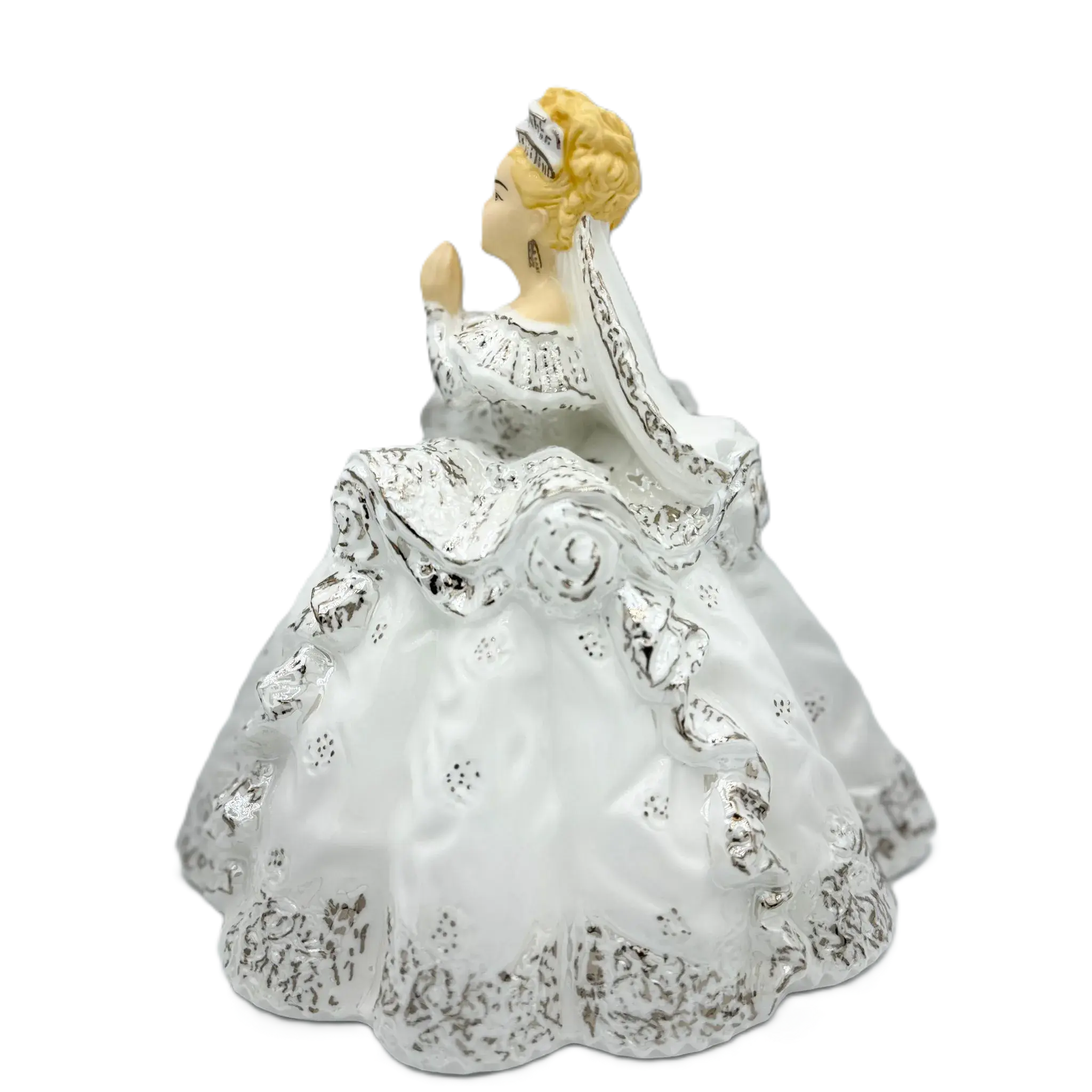Wedding Gift Figurine Little Prayer Communion Figurine: Blonde Bone China