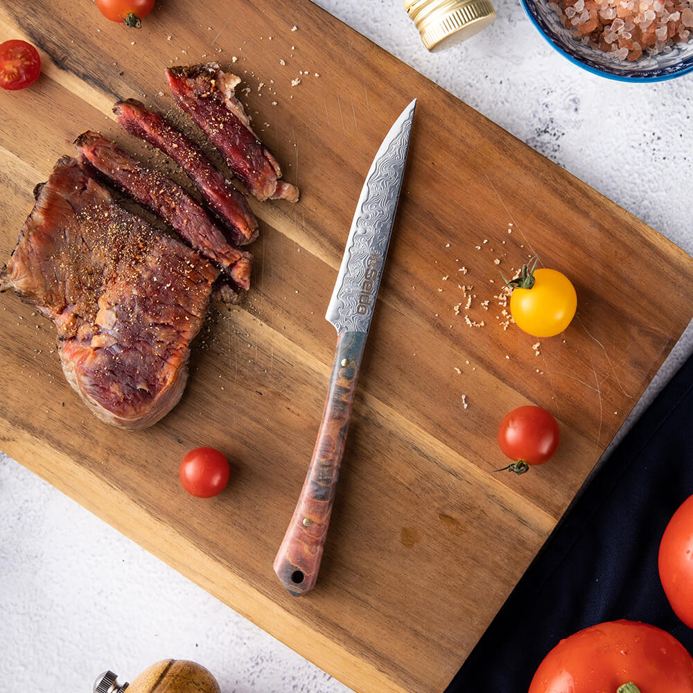 Kaze VG10 Damascus Steel Steak Knives