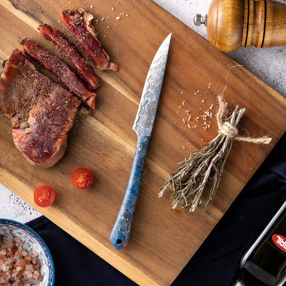Kaze VG10 Damascus Steel Steak Knives