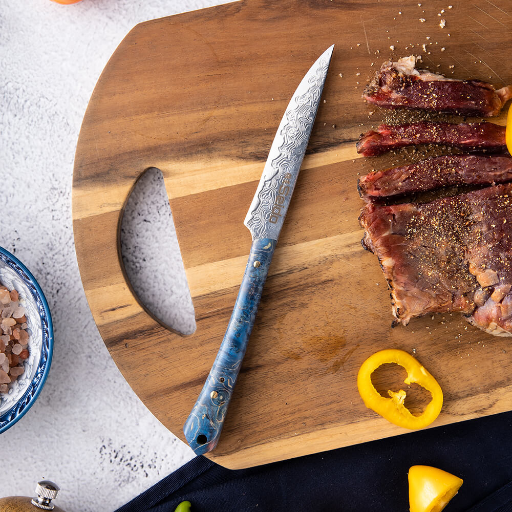 Kaze VG10 Damascus Steel Steak Knives