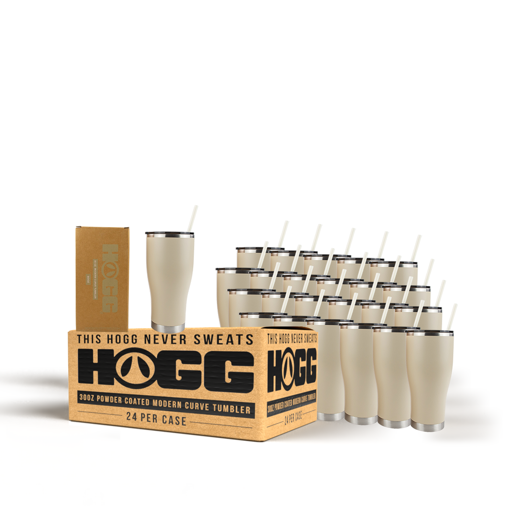 30oz Powder Coated Modern Curve Tumbler Case