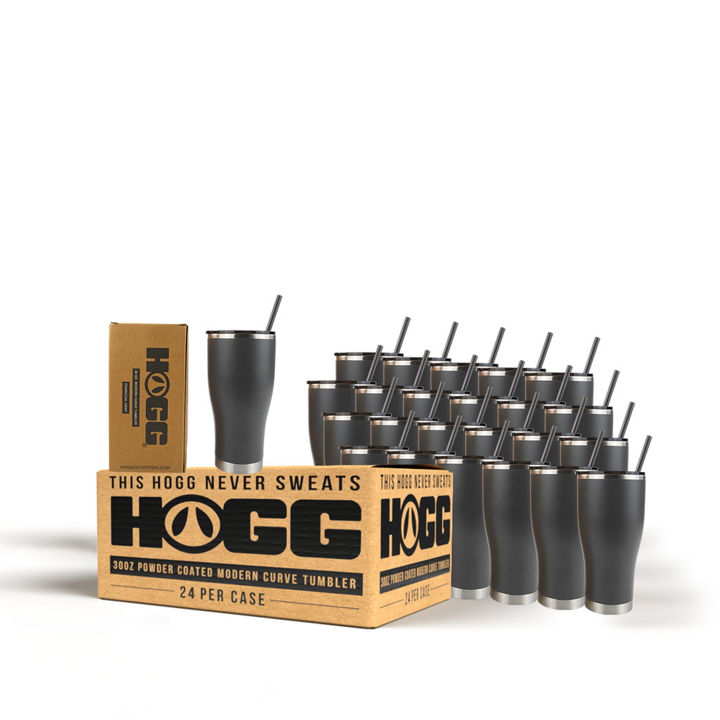 30oz Powder Coated Modern Curve Tumbler Case