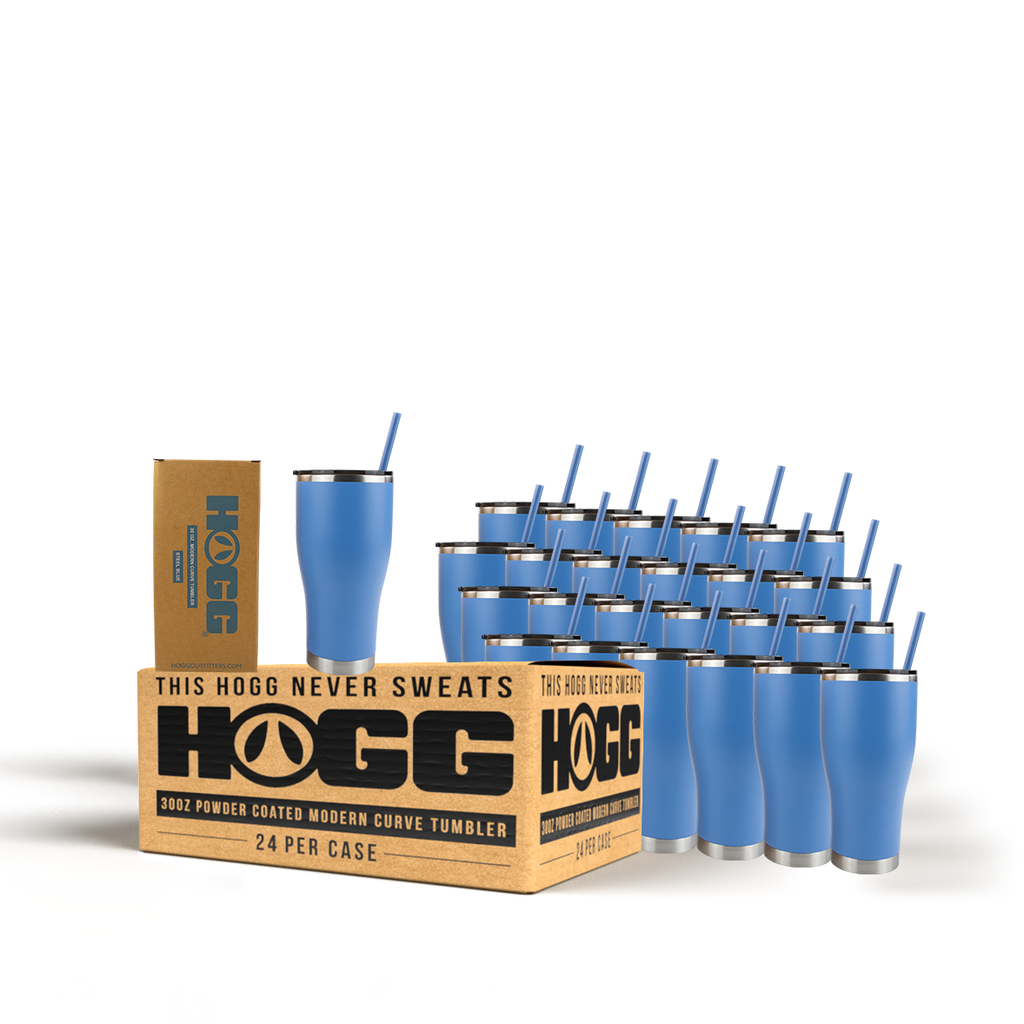 30oz Powder Coated Modern Curve Tumbler Case
