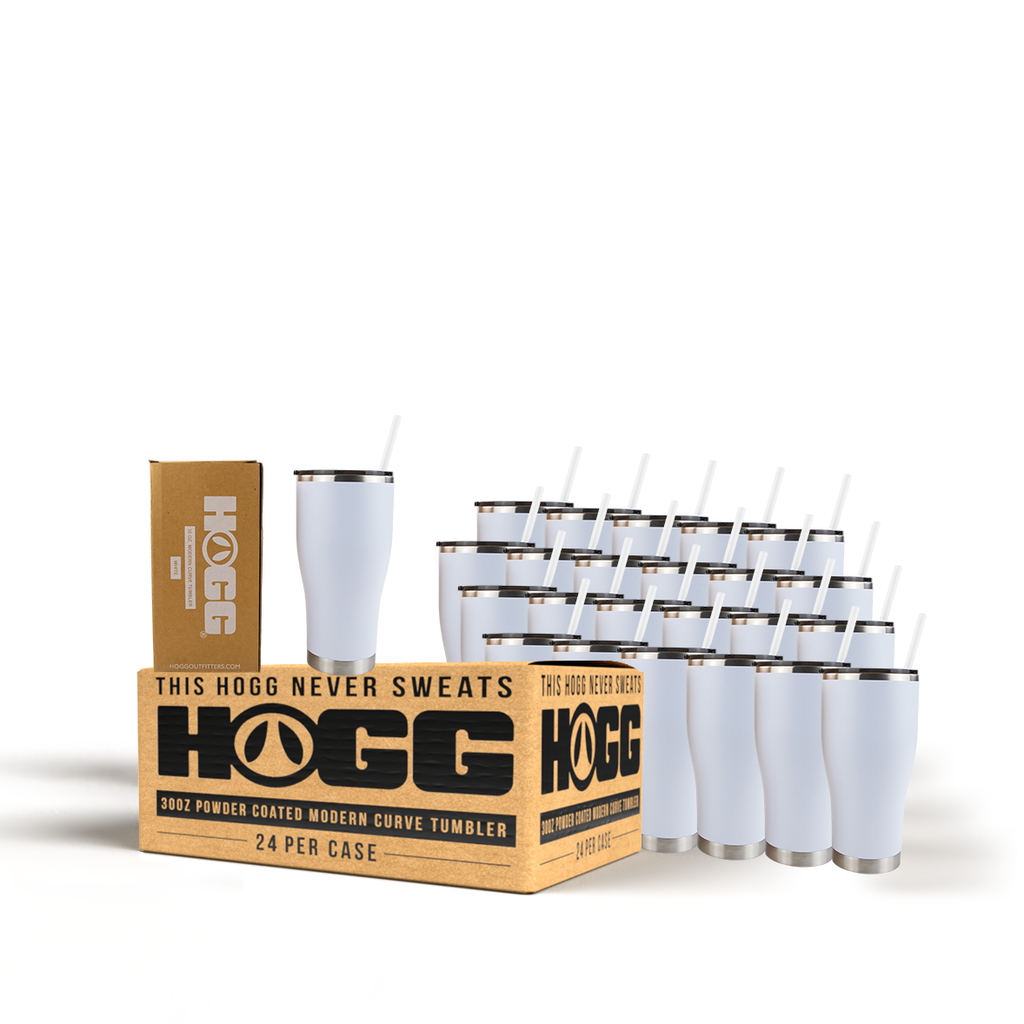 30oz Powder Coated Modern Curve Tumbler Case