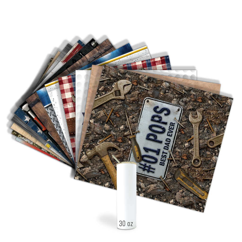 Digital Sublimation Designs - Father's Day 2025 Tumbler Wraps