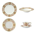 Royal Crown Derby Red Panel 30pc Set (2)