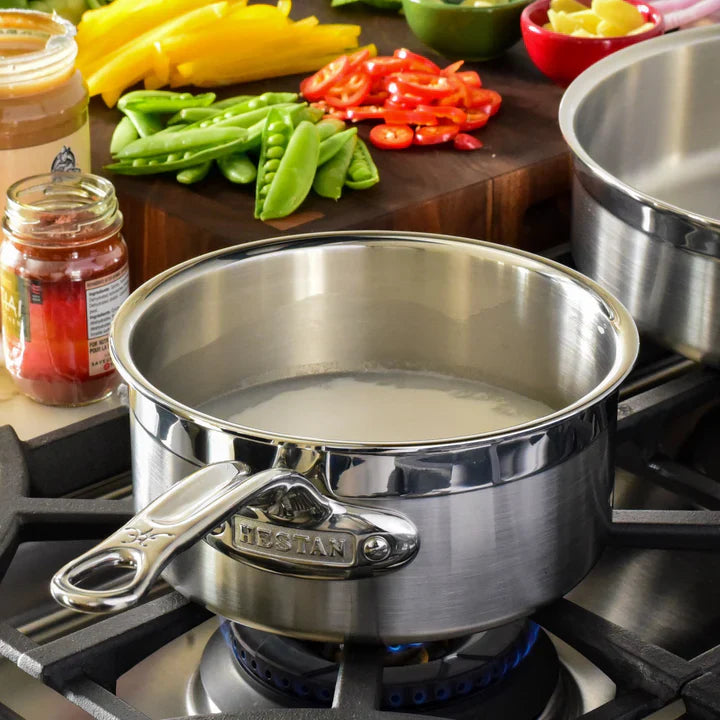 Hestan Pro Bond Forged Stainless Steel Saucepan with Lid