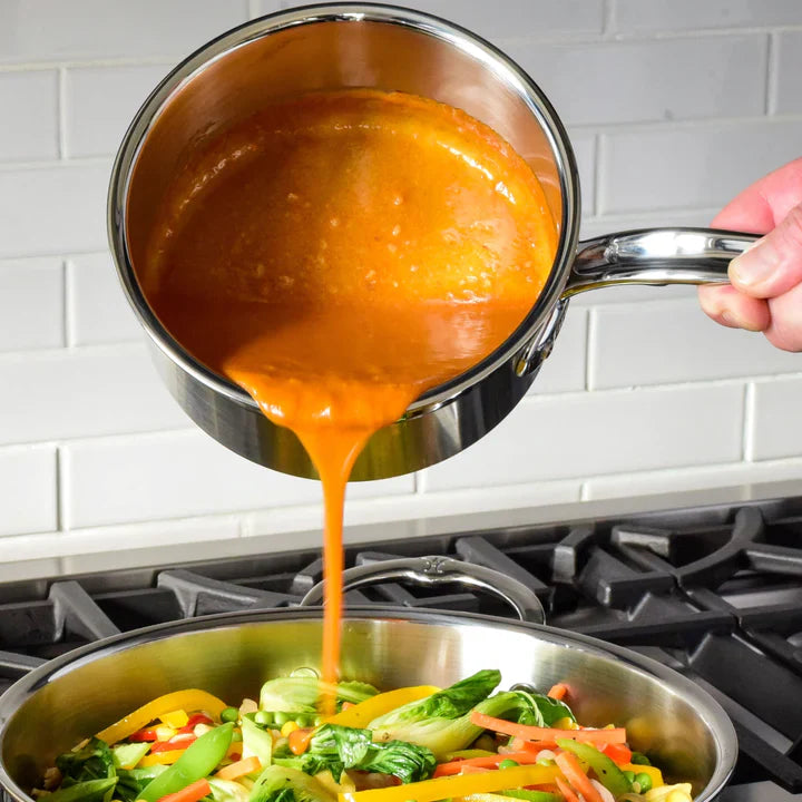 Hestan Pro Bond Forged Stainless Steel Saucepan with Lid