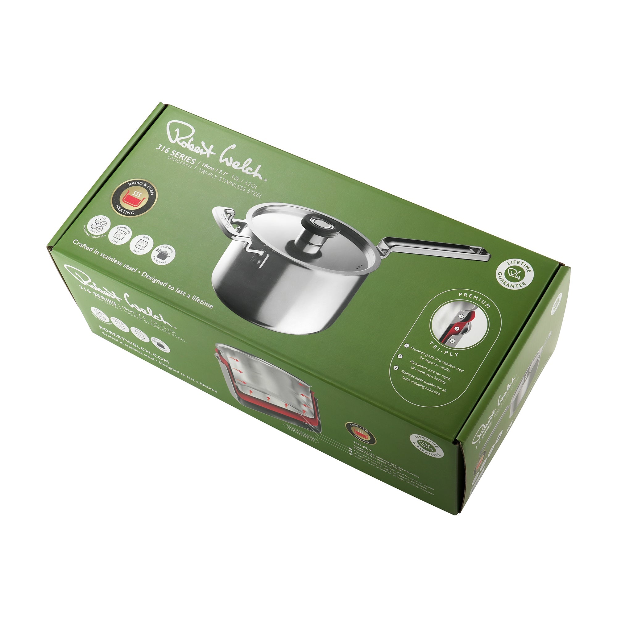 316 Series Cookware Saucepan 18cm / 3.0L