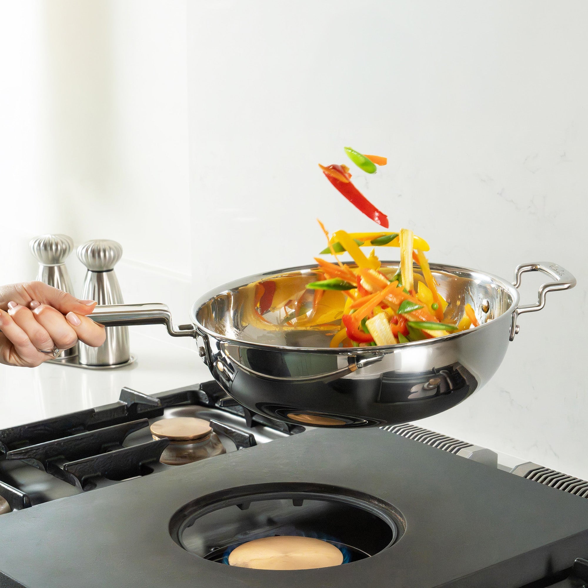 316 Series Cookware Wok with Lid 28cm