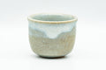 Japanese Teacup - Beige White Glazed Hagi-yaki Yunomi - 80ml