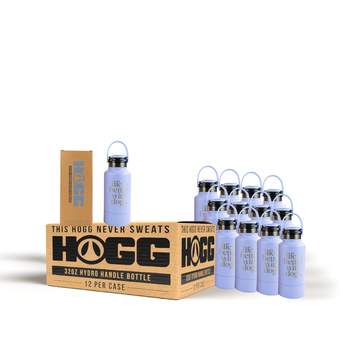 32oz Powder Coated Hydro Hound Tumbler Case (12 Units)