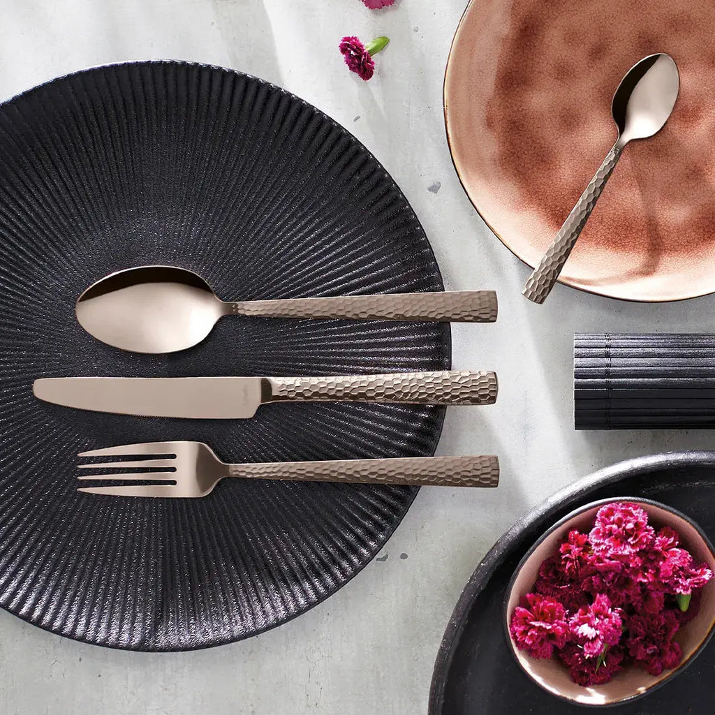 Amefa Felicity Rose / Champagne 24pc Cutlery Set