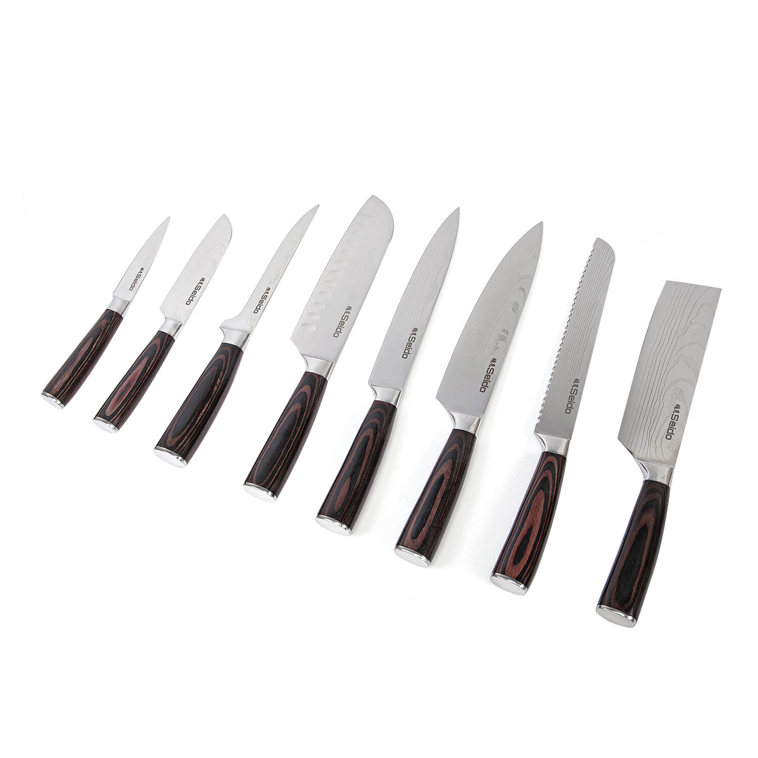 9-Piece Master Chef Knife Set With Block