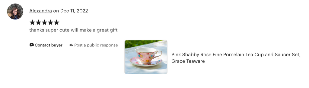 Pink Shabby Rose Fine Porcelain Tea Cup and Saucer