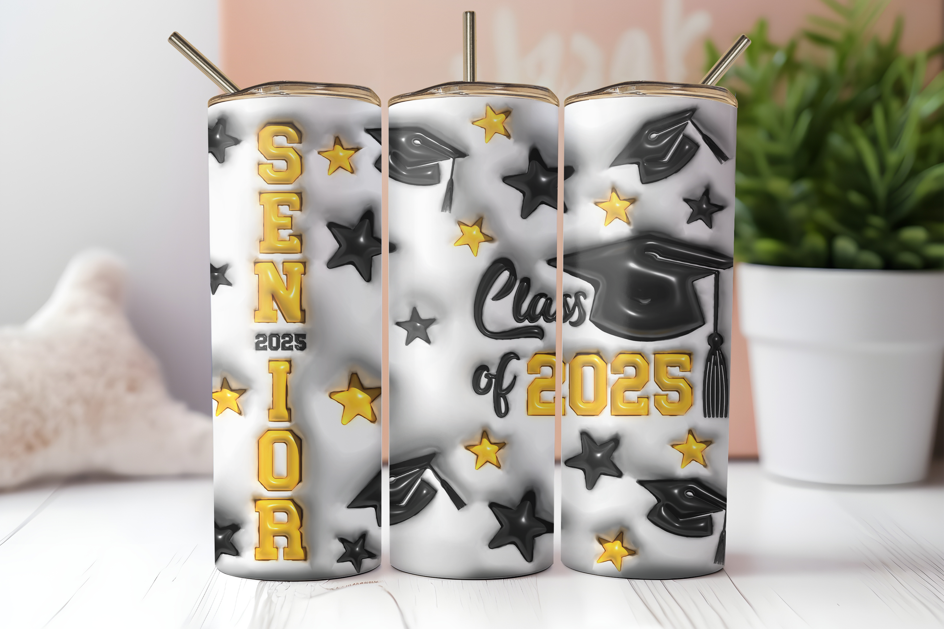 Digital Sublimation Designs - Graduation Tumbler Wraps