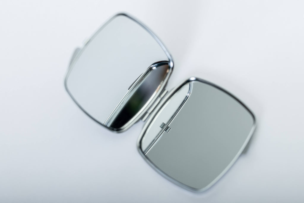 Square Compact Mirror Print on Demand Fulfillment. Gift Box included!