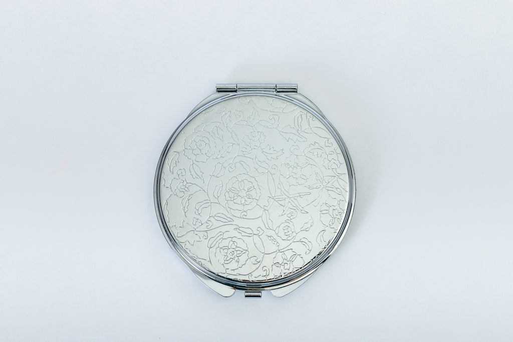 Circle Compact Mirror Print on Demand Fulfillment. Gift Box included!