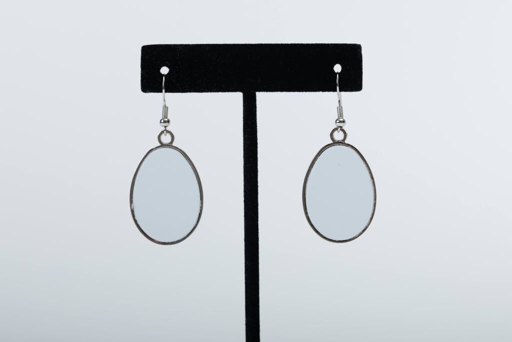 Print on Demand Oval Shaped Earring Set. Gift Box included!