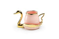 Golden Swan Pink Fine Porcelain Tea Cup and Saucer