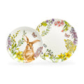 Spring Garden Bunny Salad + Dinner Plate Set - 1