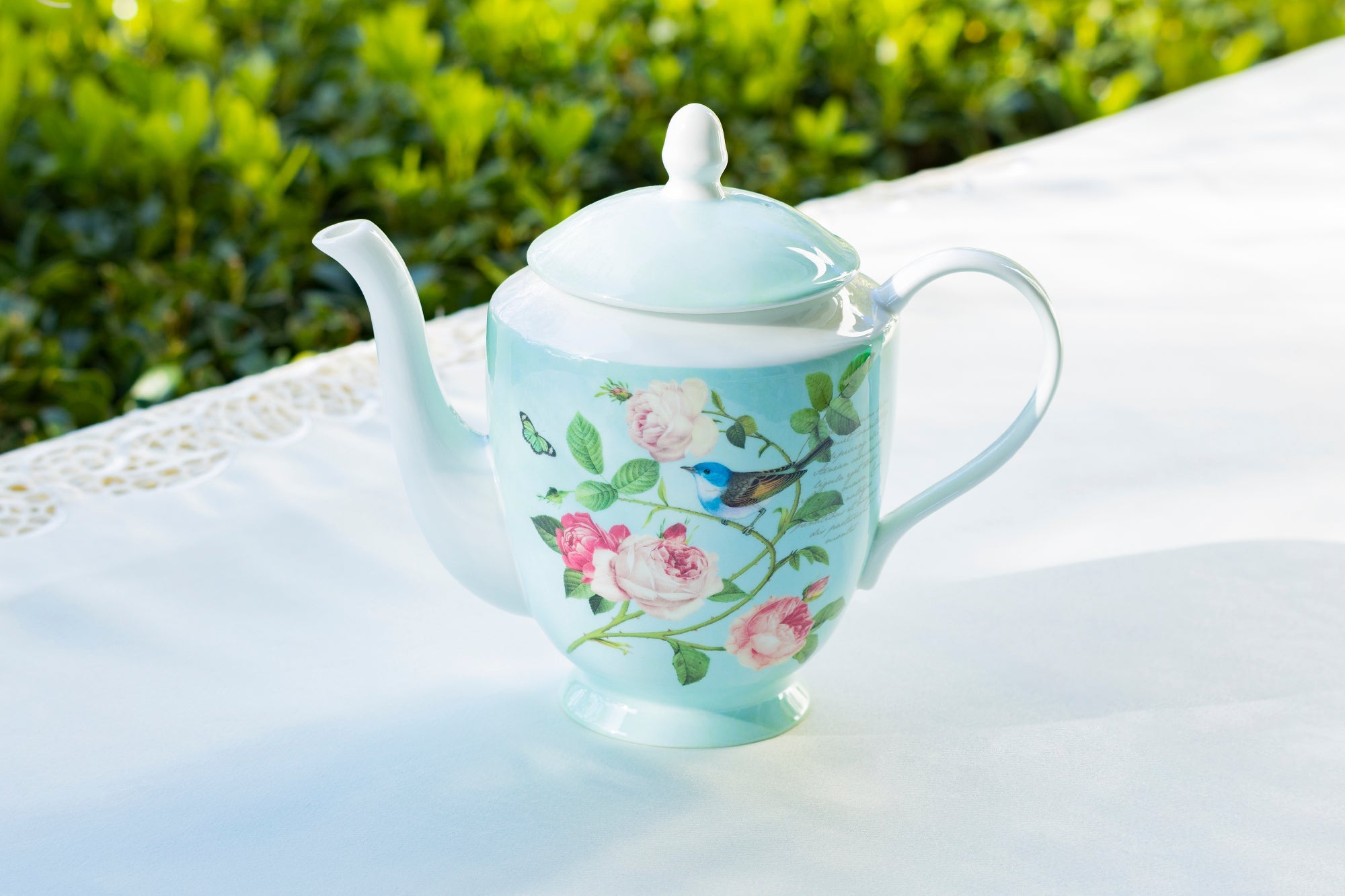 Blue Jay Bone China Tea Set