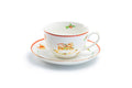 Christmas Rocking Horse Fine Porcelain Tea Cup and Saucer