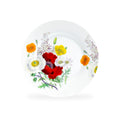 7.5" Poppy Field Bone China Dessert Plate