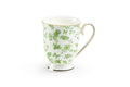Greeny Garden Fine Porcelain Footed Mug