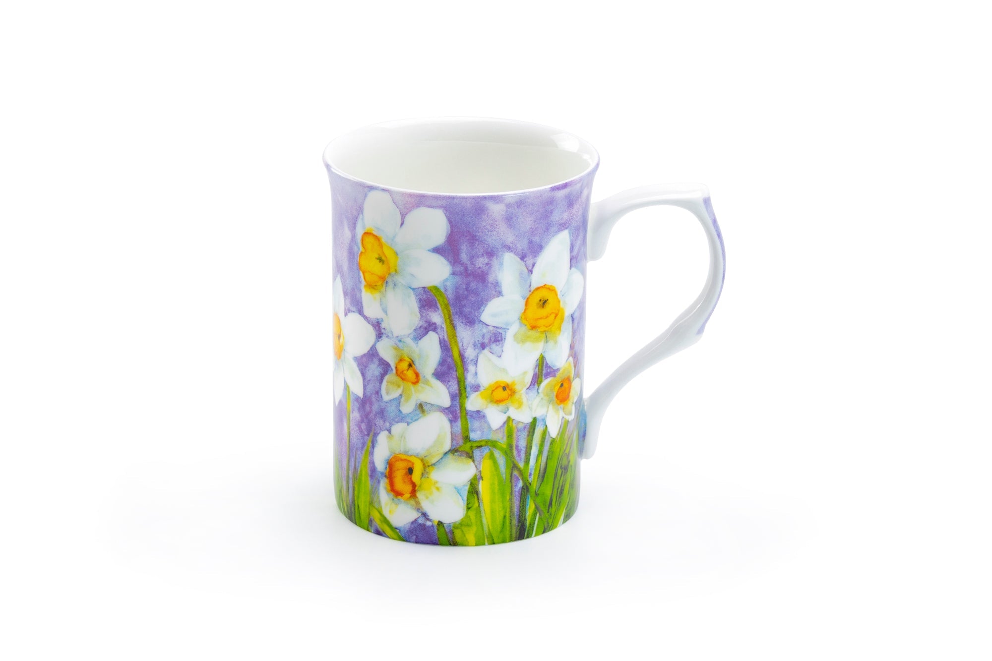 Daffodil Purple Bone China Mug