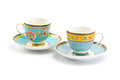 Emperor's Garden Fine Porcelain Cup and Saucer Sets