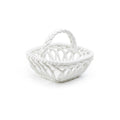 Hand Woven Easter Medium Basket - White
