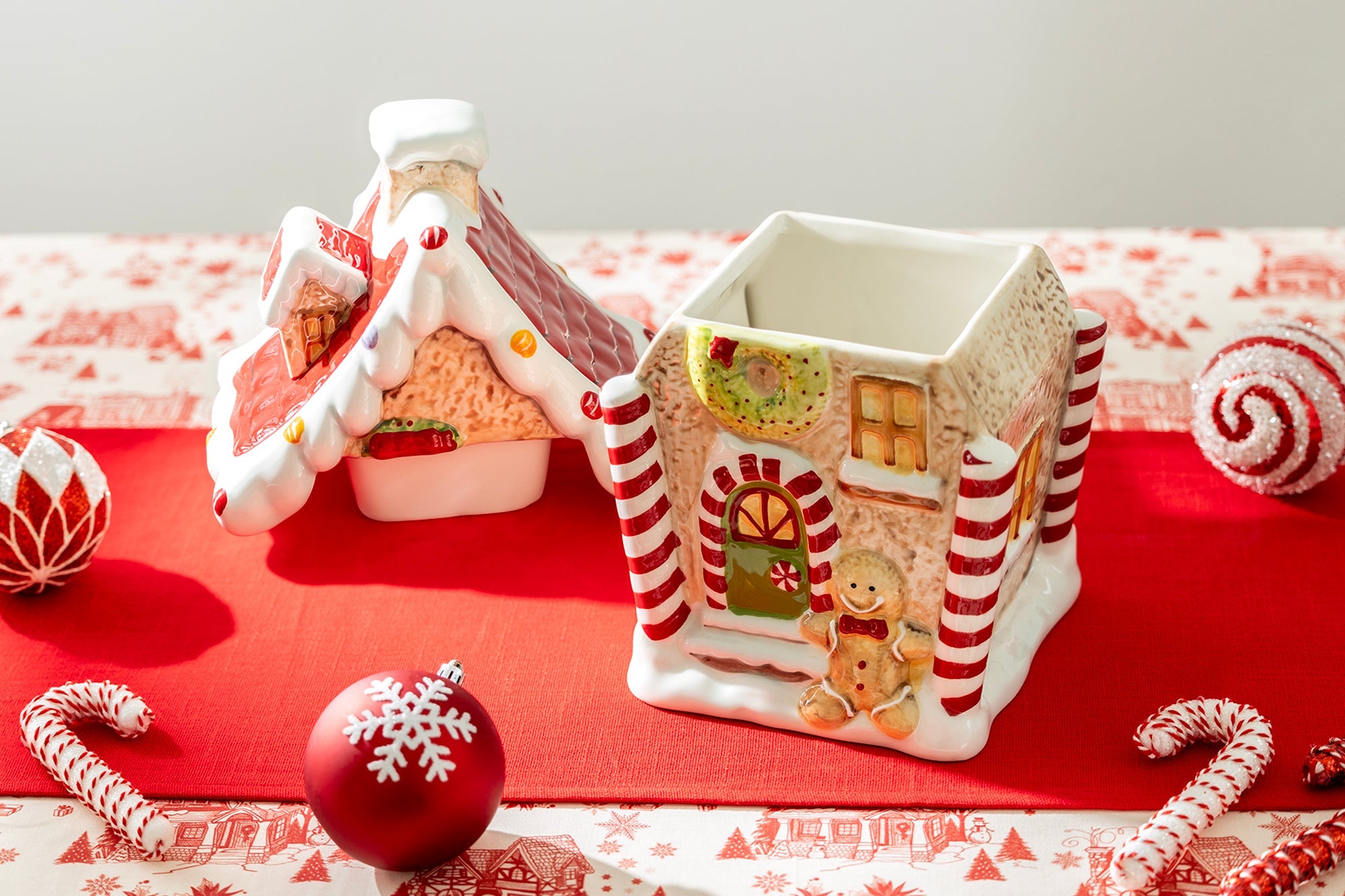 Large Gingerbread House Cookie Jar - CLEARANCE