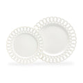 White Heirloom Fine Porcelain Dessert/Dinner Plate