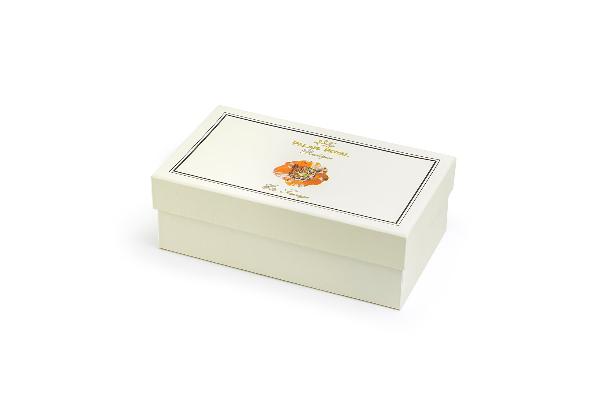 Summer Savanna Leopard Fine Porcelain 3oz Demitasse Cup and Saucer Set of 2 with Gift Box