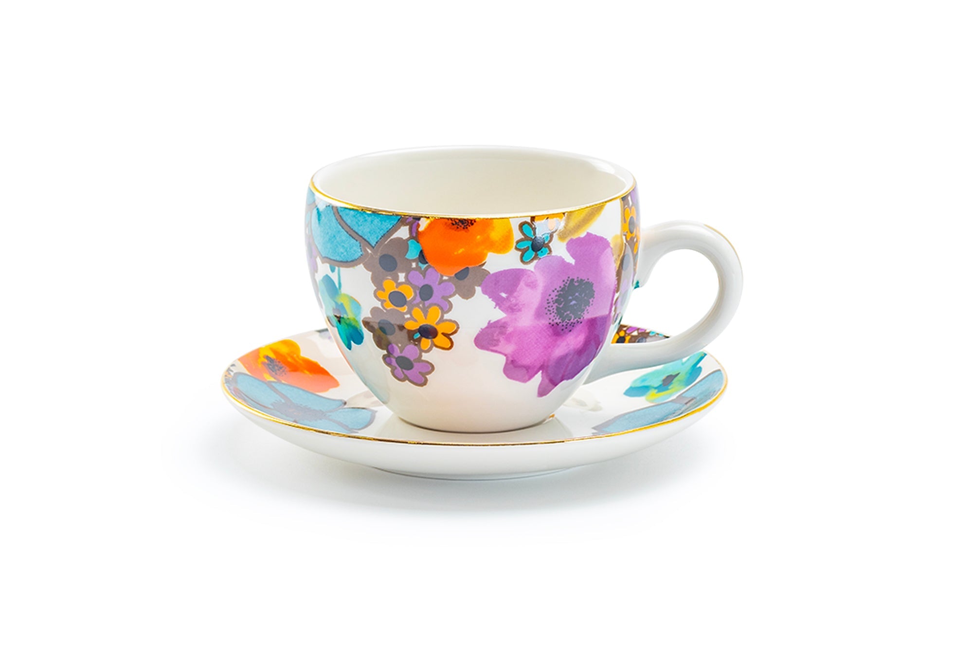 Meadow Joy Fine Porcelain Cup and Saucer
