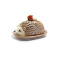 Brown Hedgehog Butter Dish