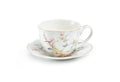 Magnolia Garden Fine Porcelain Tea Cup and Saucer