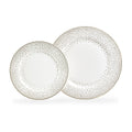 Gold Dots White Bone China Dessert/Dinner Plate