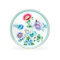 7.5" Mint Flower Garden Fine Porcelain Dessert Plate