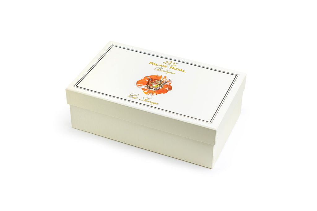 Summer Savanna Leopard Fine Porcelain Cup and Saucer Set of 2 with Gift Box