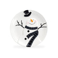 Happy Snowman Dessert/Salad Plate