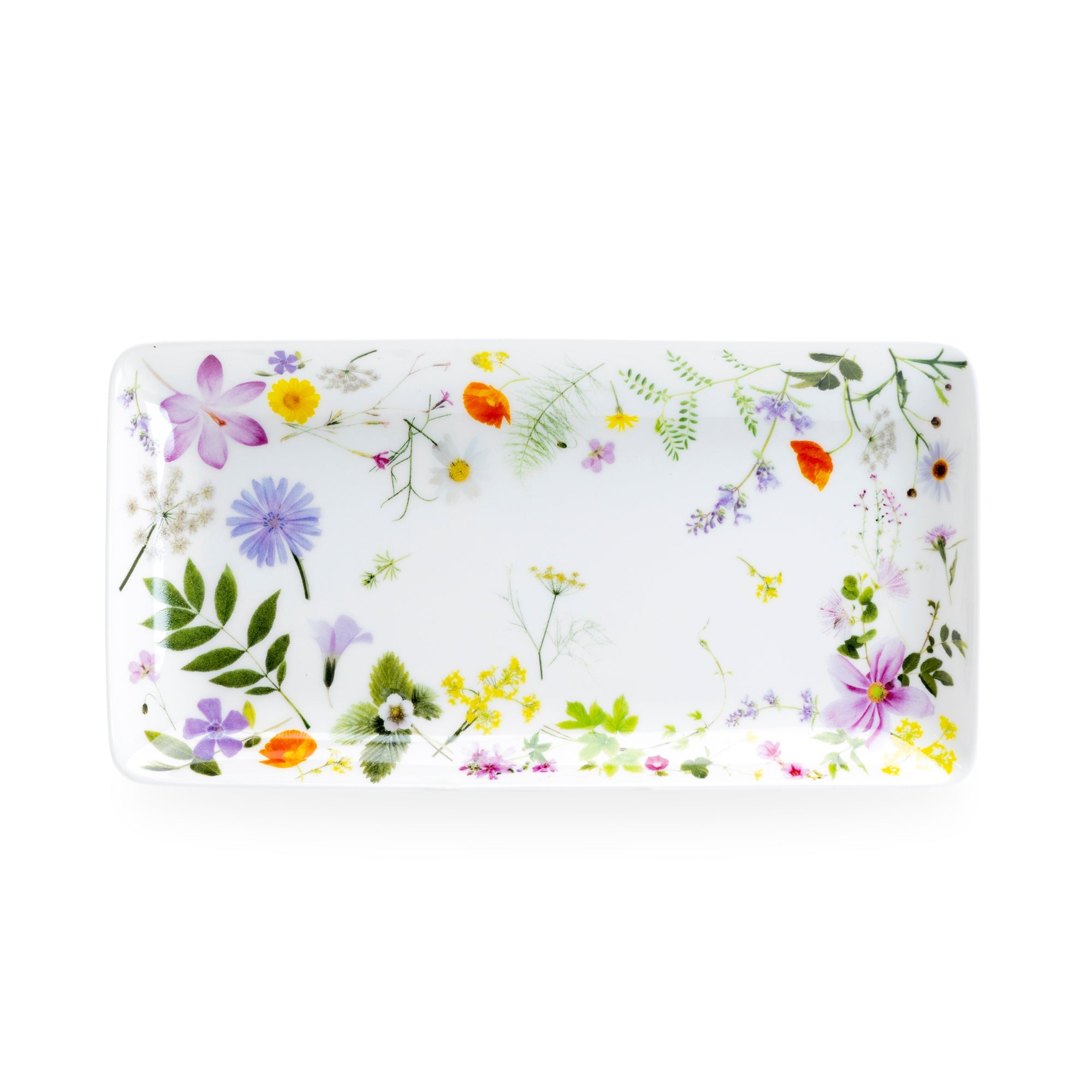 10" Summer Meadow Bone China Serving Tray