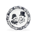 Halloween Victorian Skulls Dessert / Salad Plate - CLEARANCE